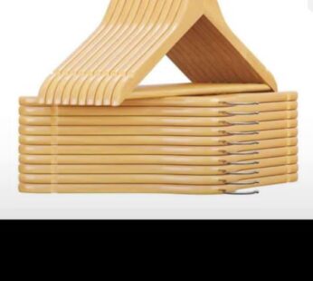 Wooden Hangers by 10pcs