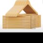 Wooden Hangers by 10pcs