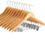 Wooden Hangers Clip by 10pcs