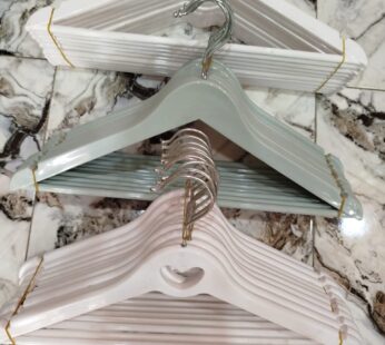 Wooden Plastic Hangers by 10pcs
